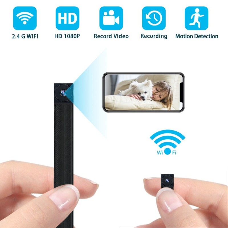 Breedhoek WIFI Camera met Bewegingsdetectie