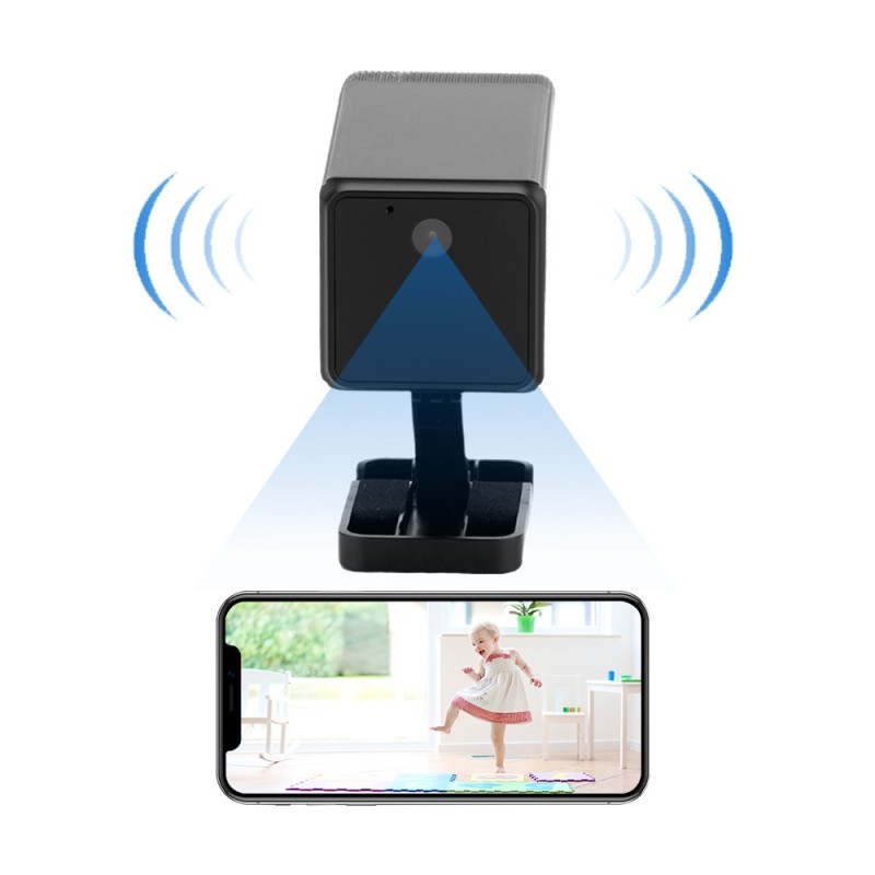 Cámara Wi-Fi impermeable con larga duración en espera y detección de movimiento