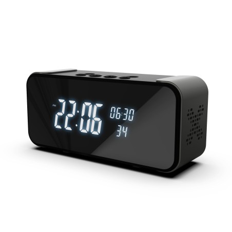 Caméra WiFi Full HD dans Réveil Bluetooth