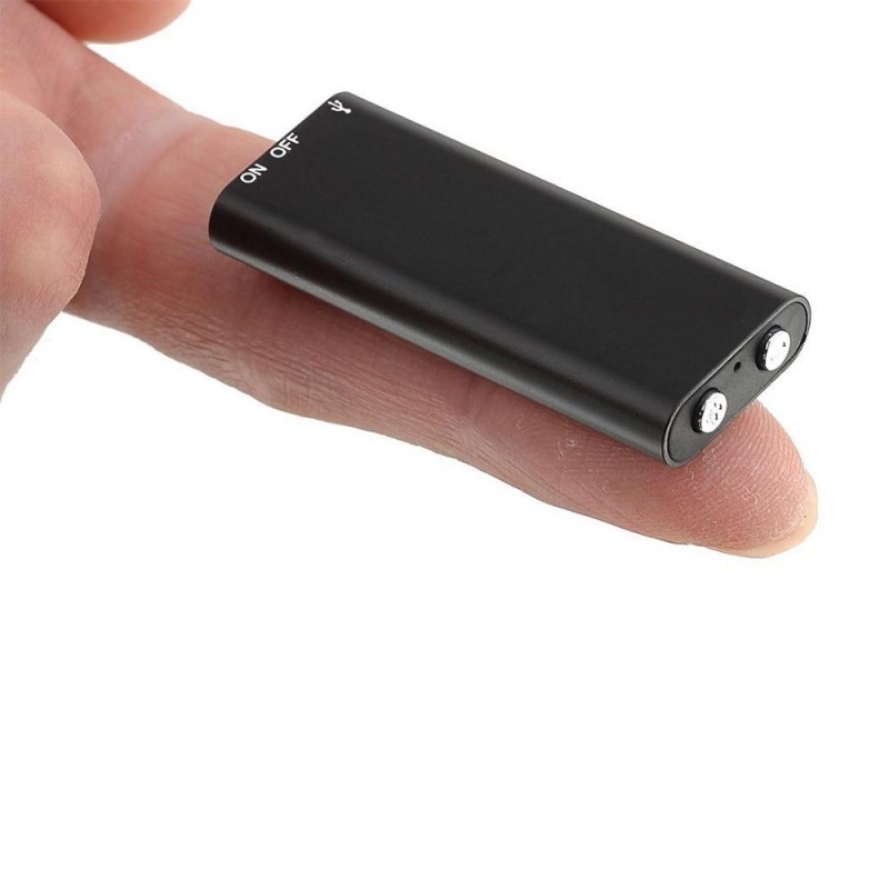 Mini micro enregistreur lecteur mp3 10h d'enregistrement